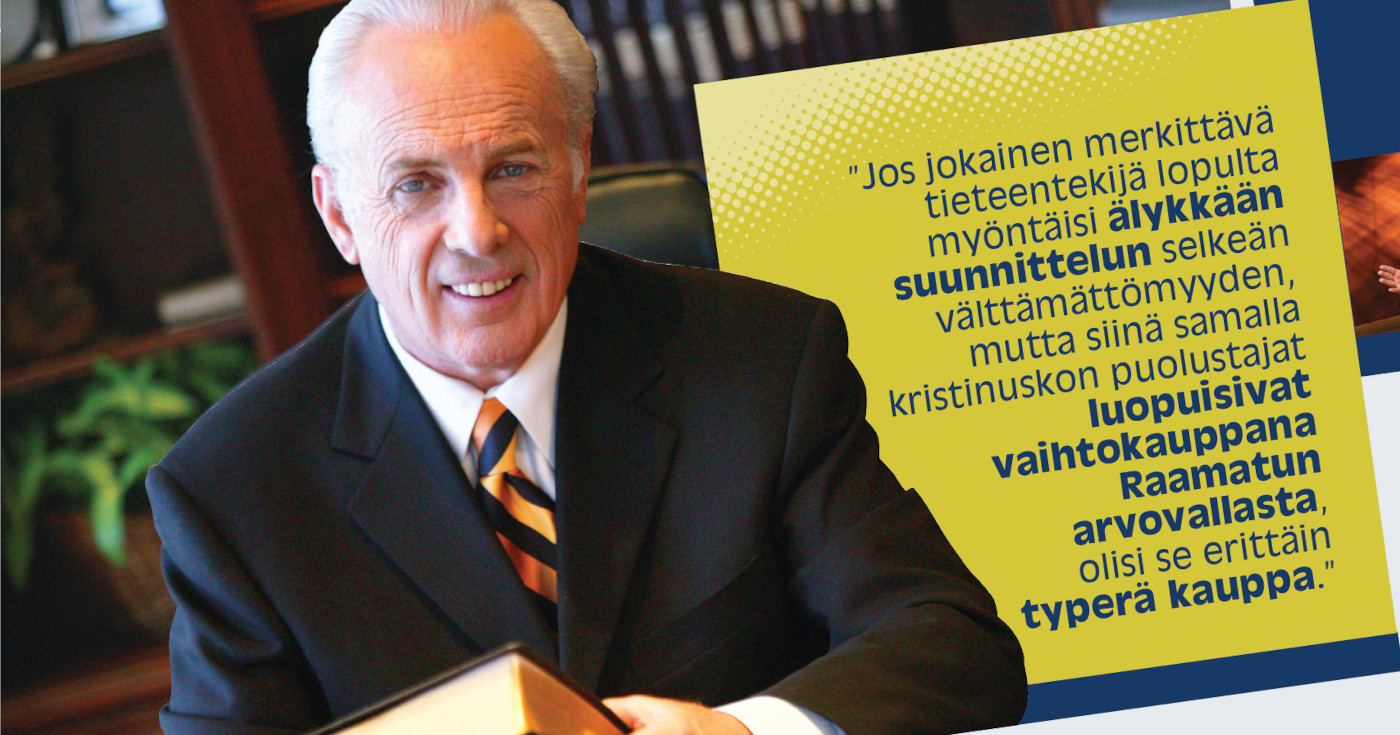 Dr John MacArthur kädessään Raamattu. Kuva ©: creation.com