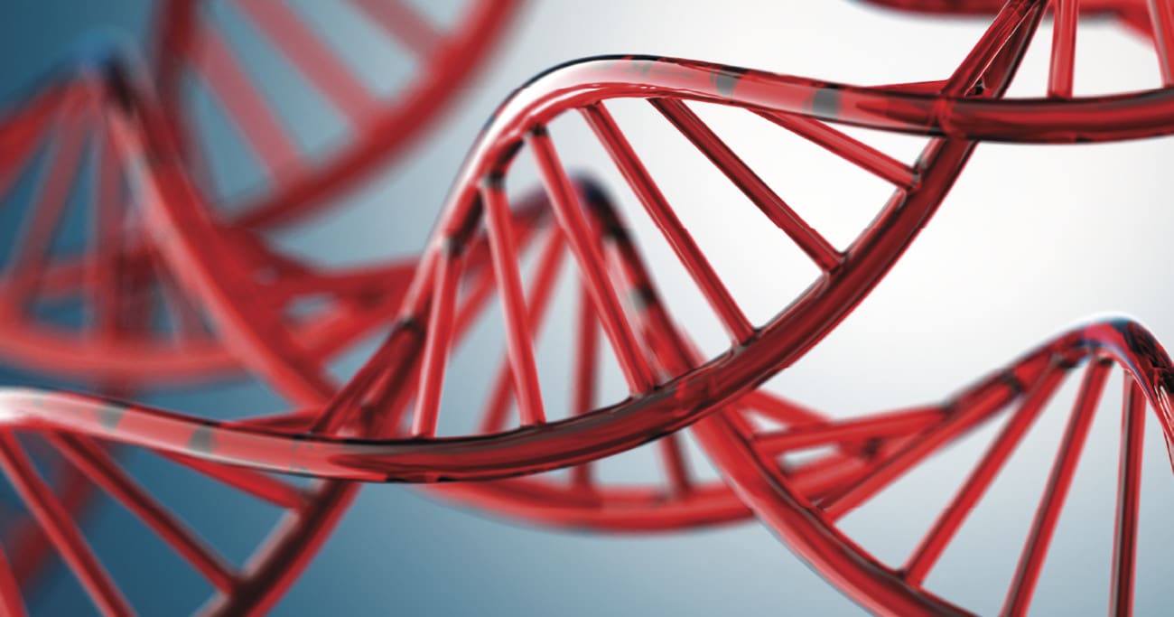 DNA-kaksoisketjua. Kuva ©: iStock.com/BlackJack3D
