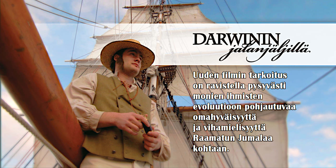 Nuori Charles Darwin dokumentissa The Voyage That Shook the World. Kuva ©: Steve Murray