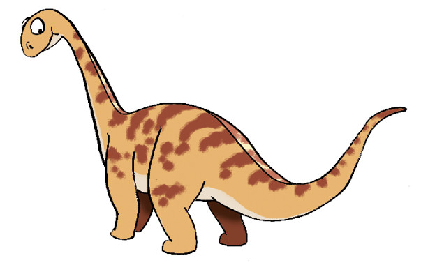 Lempeä dinosaurus. Kuva ©: creation.com