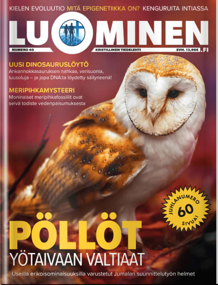 Artikkeli on julkaistu Luominen-tiedelehdessä 40