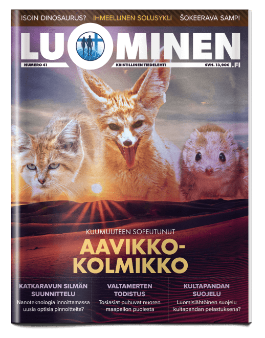 Artikkeli on julkaistu Luominen-tiedelehdessä 41.