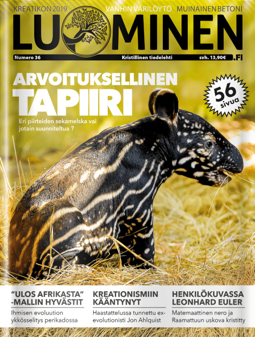 Artikkeli on julkaistu Luominen-tiedelehdessä 36