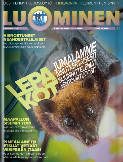 Artikkeli on julkaistu Luominen-tiedelehdessä 38