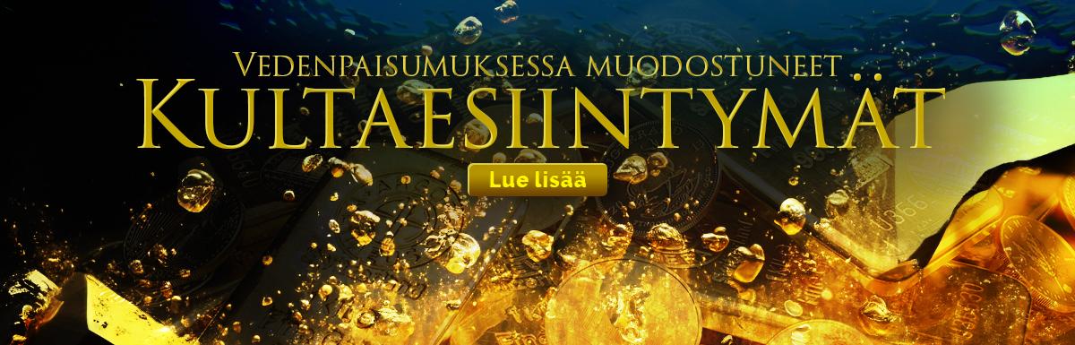 Vedenpaisumuksessa muodostuneet kultaesiintymät